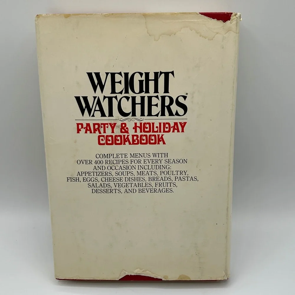 Weight Watchers Lot 2 Quick Meals Party Holiday Cookbooks Hardcover‎ Illustrated